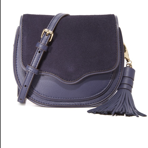 Rebecca Minkoff Handbags - Rebecca Minkoff Navy Mini Saddle Bag